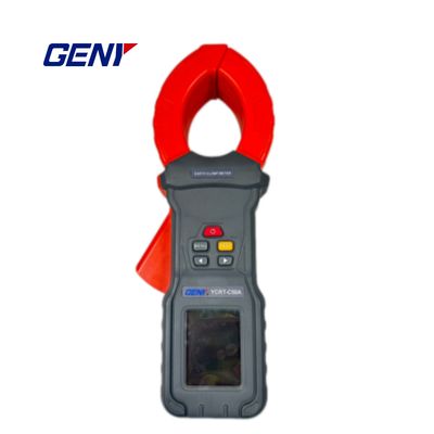 Goede prijs YCRT-C50A Ground Resistance Tester with 2.4-inch Color LCD Screen Rechargeable 3.7V Lithium Battery and 68mm Clamp Jaw online
